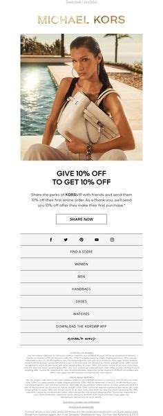 michael kors refer a friend